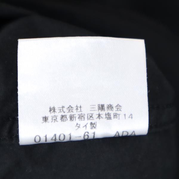 BURBERRY BLACK LABEL バーバリーブラックレーベル 三陽商会 長袖 ボタンダウンシャツ 39 ブラック メンズ
