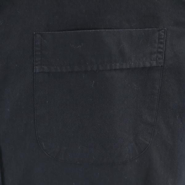 BURBERRY BLACK LABEL バーバリーブラックレーベル 三陽商会 長袖 ボタンダウンシャツ 39 ブラック メンズ