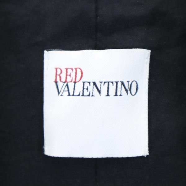 RED VALENTINO レッドヴァレンティノ イタリア製 テーラードジャケット US2 紺 レディース