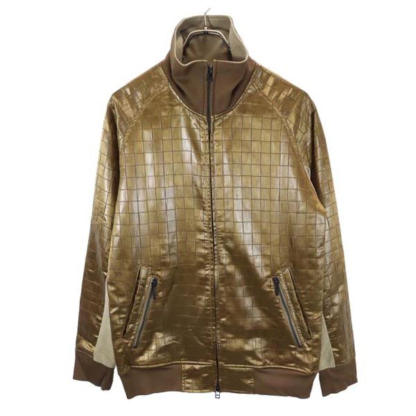 glamb グラム 日本製 ジップジャケット 2 ブラウン系 デザイン メンズ