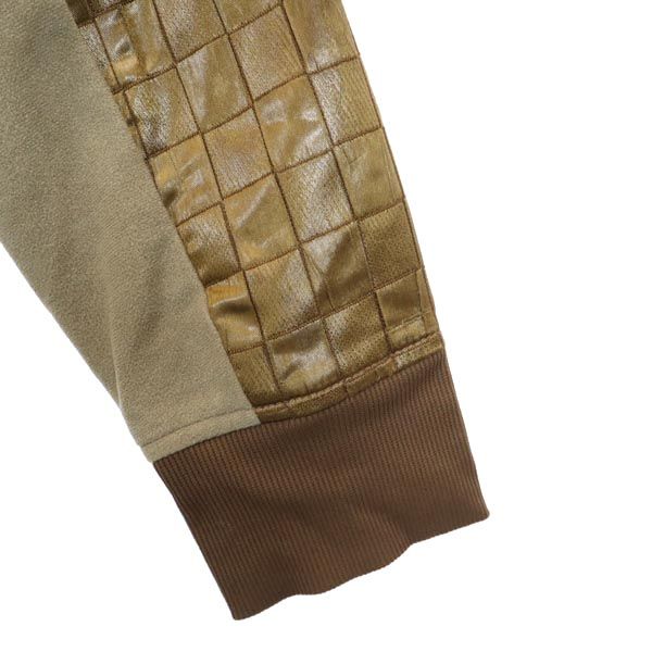 glamb グラム 日本製 ジップジャケット 2 ブラウン系 デザイン メンズ