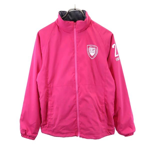 23区SPORT ロゴ ゴルフ ジャケット 2 ピンク系 ニジュウサンクスポーツ 裏トリコット レディース