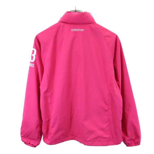 23区SPORT ロゴ ゴルフ ジャケット 2 ピンク系 ニジュウサンクスポーツ 裏トリコット レディース