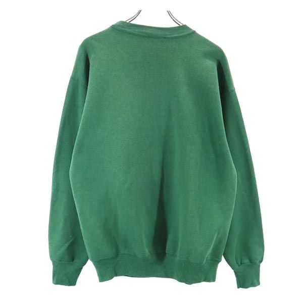 Disney ディズニー 90s USA製 オールド ティガー 長袖 スウェット トレーナー グリーン 裏起毛 メンズ