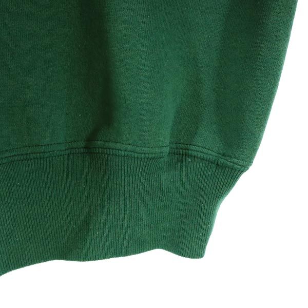 Disney ディズニー 90s USA製 オールド ティガー 長袖 スウェット トレーナー グリーン 裏起毛 メンズ