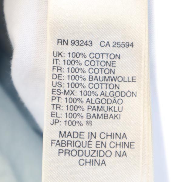 DIESEL ディーゼル 長袖 袖レイヤード シャツ S ブルー系 レディース