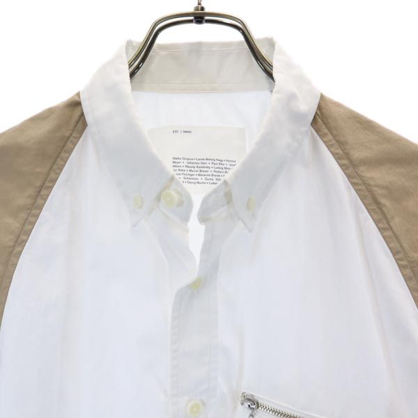 KUBRICK キューブリック 日本製 長袖 ボタンダウンシャツ M ホワイト系 メンズ