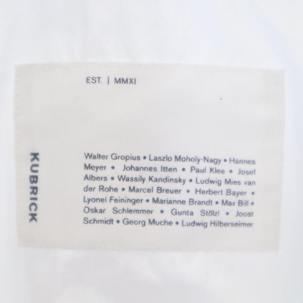 KUBRICK キューブリック 日本製 長袖 ボタンダウンシャツ M ホワイト系 メンズ