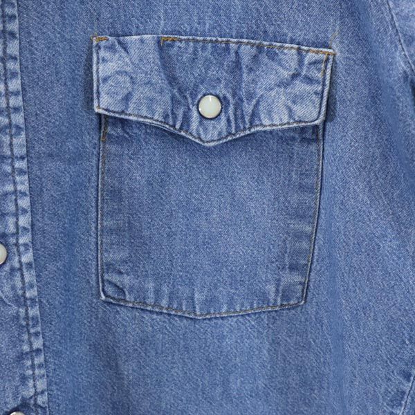 サドルキングウェスタン 長袖 デニム ウエスタンシャツ SADDLE KING WESTERN メンズ