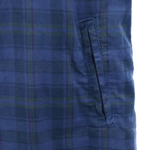 M2SQUARED エムツースクエアード チェック 長袖 シャツ M ネイビー系 メンズ