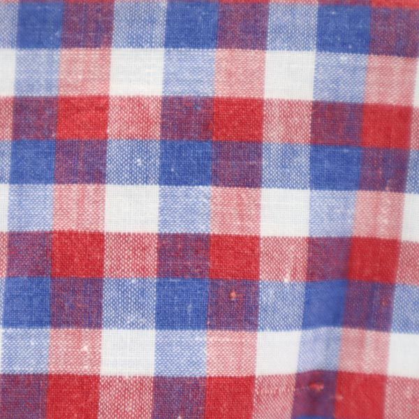 POLO RALPH LAUREN ポロラルフローレン チェック柄 長袖 ウエスタンシャツ 9 赤×青 レディース