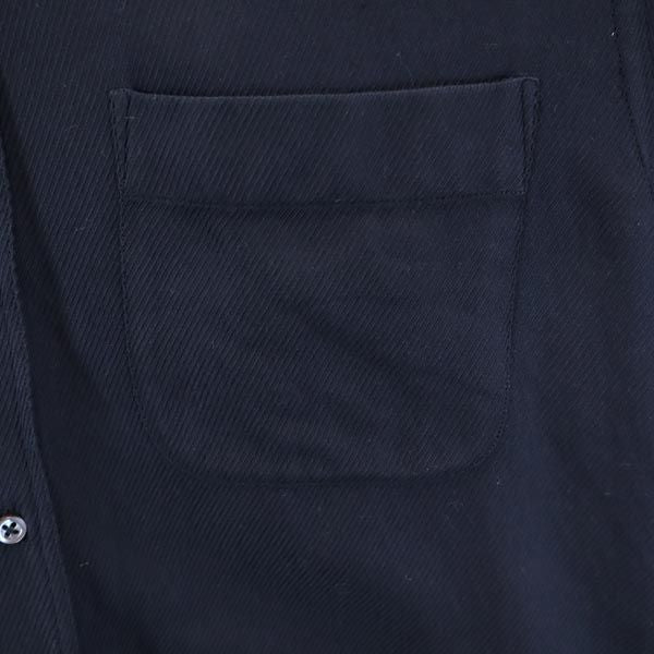 アルマーニコレッツォーニ 長袖 シャツ 40 ネイビー系 ARMANI COLLEZIONI メンズ