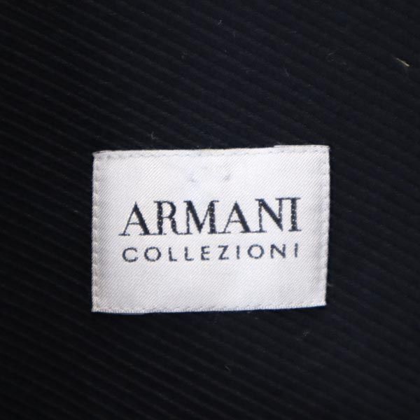 アルマーニコレッツォーニ 長袖 シャツ 40 ネイビー系 ARMANI COLLEZIONI メンズ