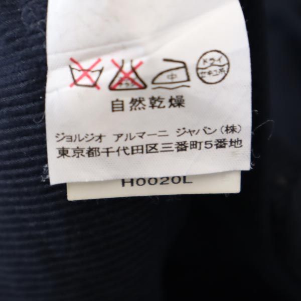 アルマーニコレッツォーニ 長袖 シャツ 40 ネイビー系 ARMANI COLLEZIONI メンズ