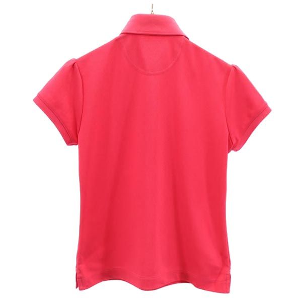 バーバリー 日本製 三陽商会 半袖 ポロシャツ 1 ピンク BURBERRY 鹿の子 レディース