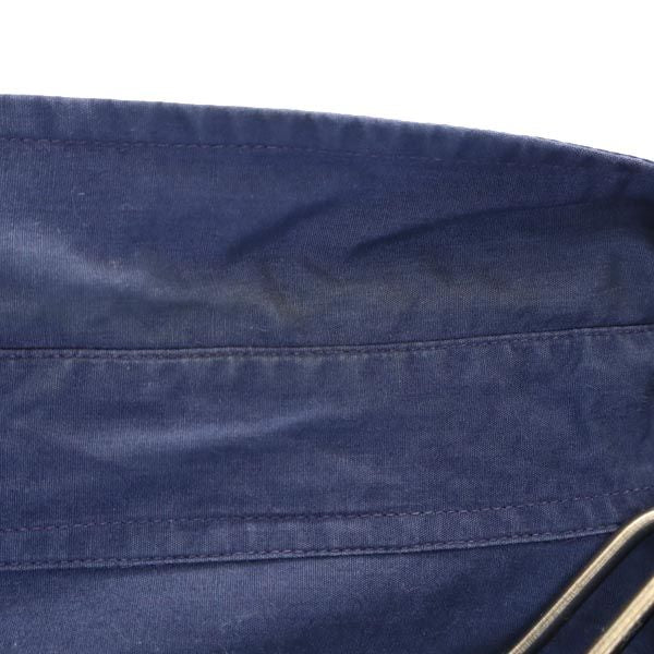 ICEBERG アイスバーグ イタリア製 プルート柄 長袖 ボタンダウンシャツ M 紺 ディズニー メンズ