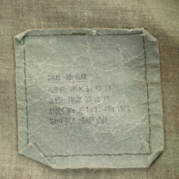 US ARMY アメリカ軍 80s BDU ウッドランドカモ カモフラ 長袖 ミリタリージャケット S カーキ系 メンズ
