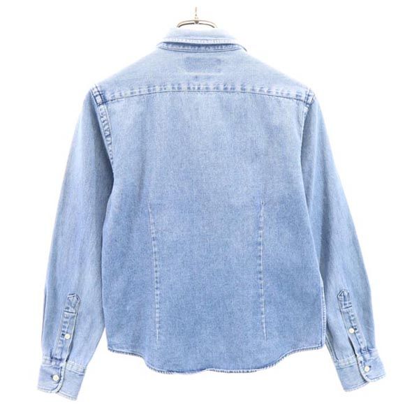 RALPH RALPH LAUREN ラルフラルフローレン ロゴ刺繍 長袖 デニムシャツ 8 キッズ