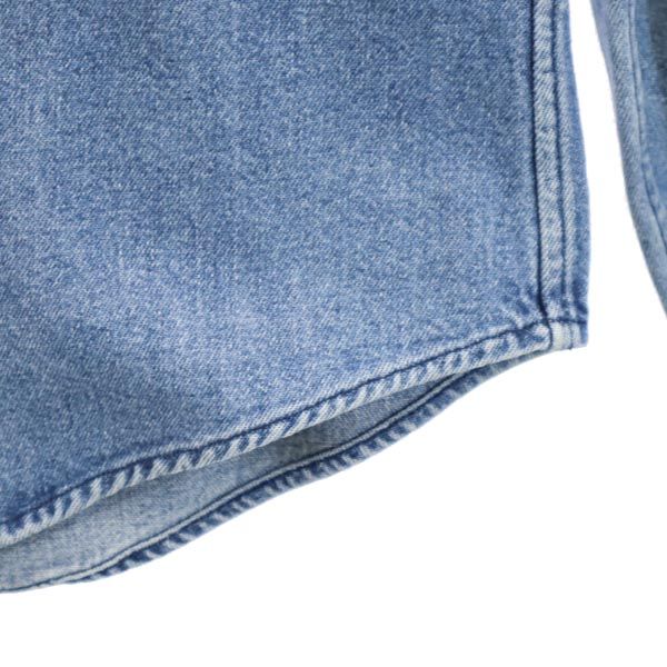 RALPH RALPH LAUREN ラルフラルフローレン ロゴ刺繍 長袖 デニムシャツ 8 キッズ