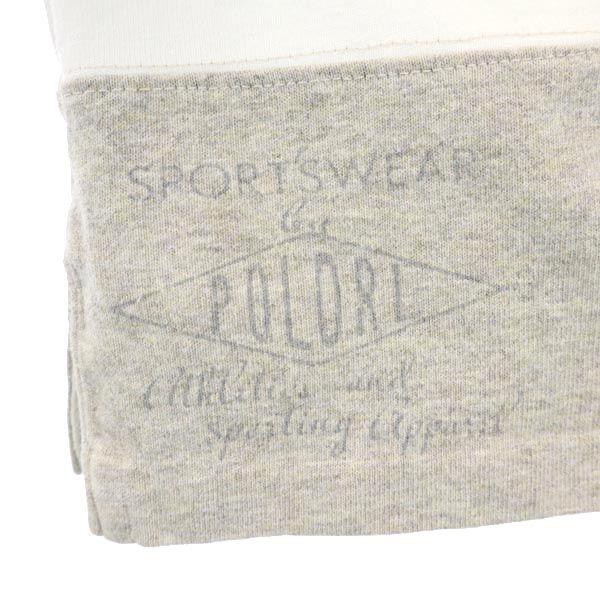 Polo by Ralph Lauren ポロバイラルフローレン ボーダー柄 半袖 ポロシャツ S ホワイト×グレー 23区 メンズ