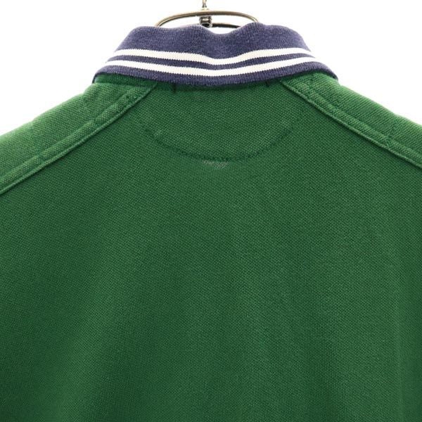 Polo by Ralph Lauren ポロバイラルフローレン ビック刺繍 半袖 ポロシャツ S グリーン×ネイビー×ホワイト メンズ