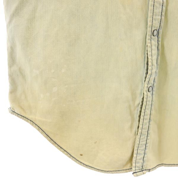 DIESEL ディーゼル 長袖 デニム ウエスタンシャツ M メンズ