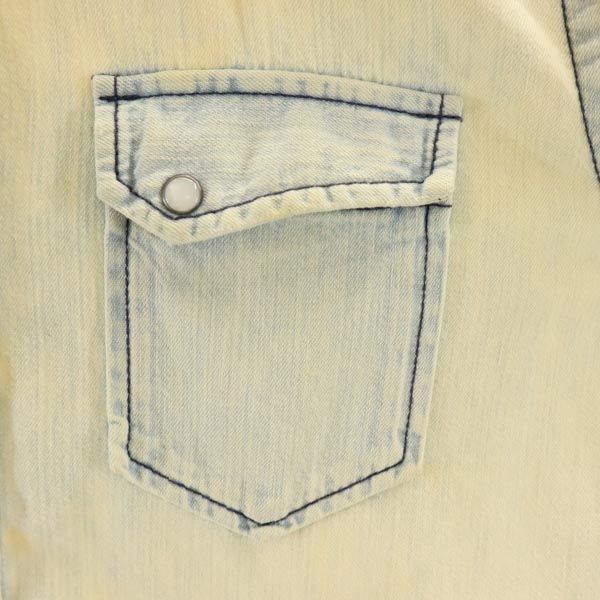 DIESEL ディーゼル 長袖 デニム ウエスタンシャツ M メンズ