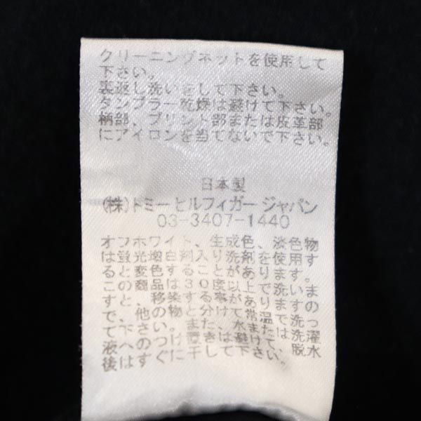 TOMMY HILFIGER トミーヒルフィガー 日本製 半袖 Tシャツ S 黒 メンズ