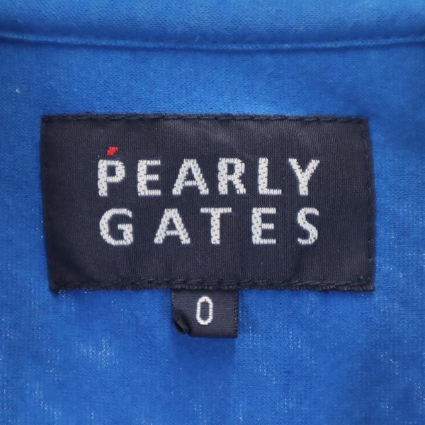 PEARLY GATES パーリーゲイツ ゴルフ 半袖 シャツ 0 ブルー系 レディース
