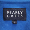 パーリーゲイツ ゴルフ 半袖 シャツ 0 ブルー系 PEARLY GATES レディース