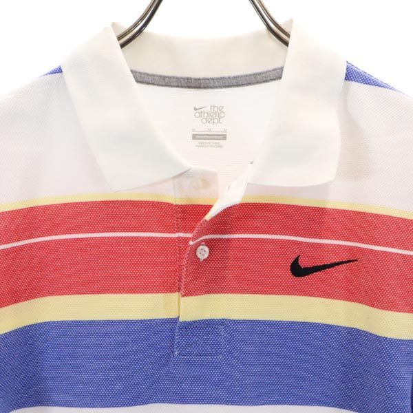 ナイキ ボーダー 半袖 ポロシャツ M NIKE メンズ