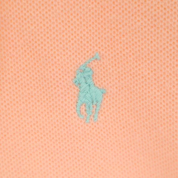 Polo by Ralph Lauren ポロバイラルフローレン 半袖 ポロシャツ 170 サーモンピンク 鹿の子 キッズ