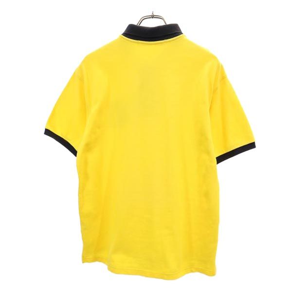 miki SPORTS ミキスポーツ 半袖 ポロシャツ L 黄 鹿の子 メンズ