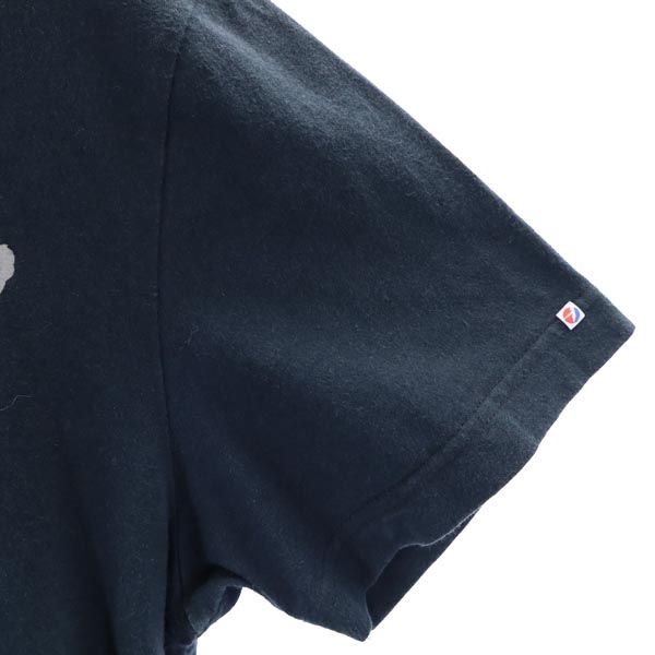 55DSL フィフティーファイブディーエスエル ロゴプリント 半袖 Tシャツ M ネイビー系 メンズ