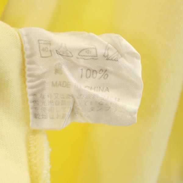 MISSONI SPORT ミッソーニ スポーツ ロゴ 刺繍 半袖 Tシャツ M 黄 メンズ