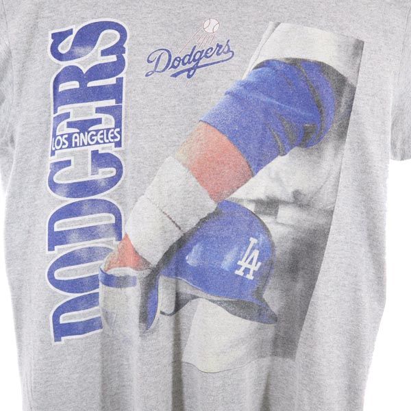 Lee SPORT リー スポーツ ロサンゼルスドジャース 半袖 Tシャツ L グレー メジャーリーグ 野球 メンズ