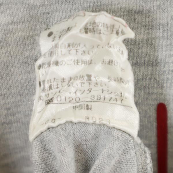 PEARLY GATES パーリーゲイツ 両面プリント 半袖 Tシャツ 4 グレー メンズ