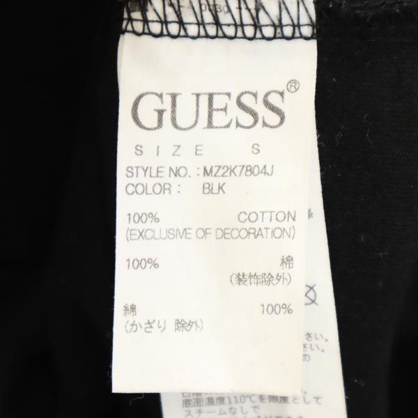 Guess ゲス ロゴプリント 半袖 Tシャツ S ブラック系 メンズ