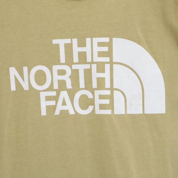 ノースフェイス ロゴプリント 半袖 Tシャツ M ベージュ系 THE NORTH FACE アウトドア メンズ