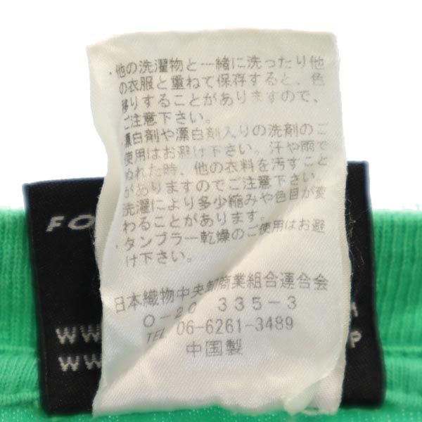 FOX RACING フォックスレーシング ロゴ プリント 半袖 Tシャツ L 緑 メンズ