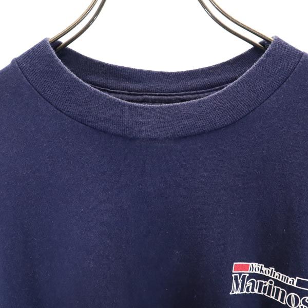 JERZEES ジャージーズ 90s オールド USA製 横浜マリノス 背番号25 村上選手 半袖 サッカー 中村 Tシャツ M 紺 メンズ
