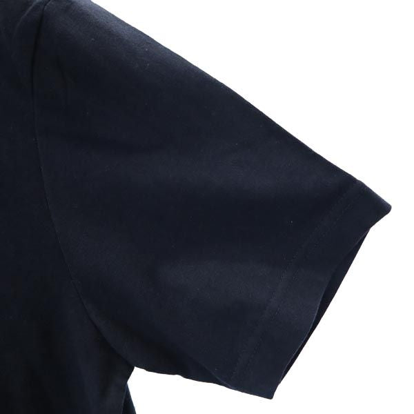 未使用 Mr.JUNK ミスタージュンコ プリント 半袖 Tシャツ M ネイビー クルーネック メンズ