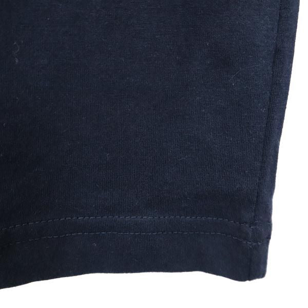 未使用 Mr.JUNK ミスタージュンコ プリント 半袖 Tシャツ M ネイビー クルーネック メンズ