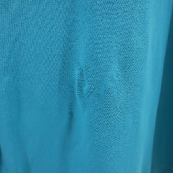 marimekko マリメッコ 半袖 Aライン Tシャツ M 水色系 フレンチスリーブ レディース