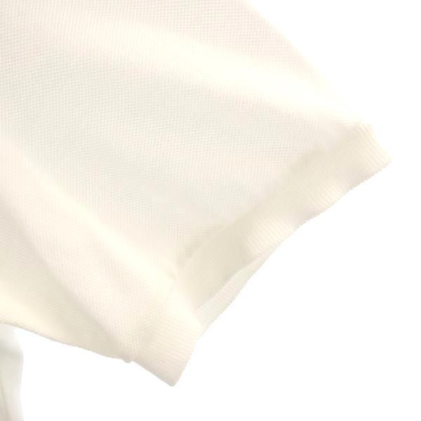 PEARLY GATES パーリーゲイツ 日本製 ゴルフ 半袖 ポロシャツ 2 ホワイト 鹿の子 レディース