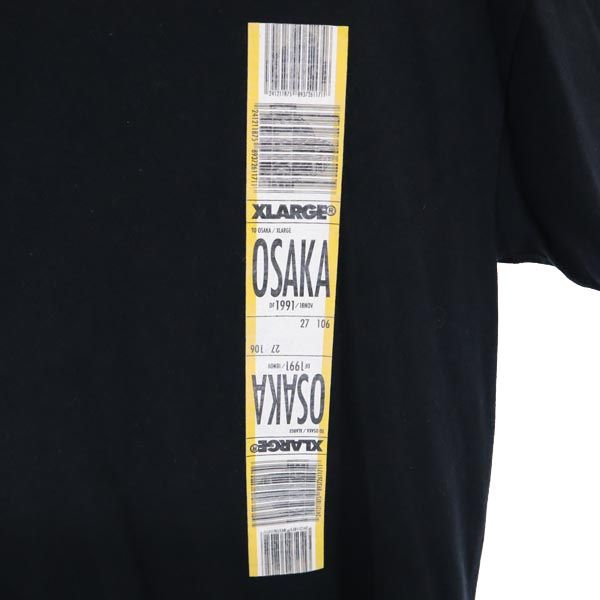 XLARGE エクストララージ 半袖 Tシャツ M 黒 クルーネック メンズ
