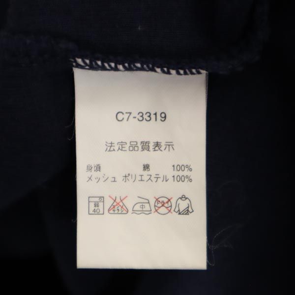 Champion チャンピオン 半袖 メッシュ切替 Tシャツ M 紺系 メンズ