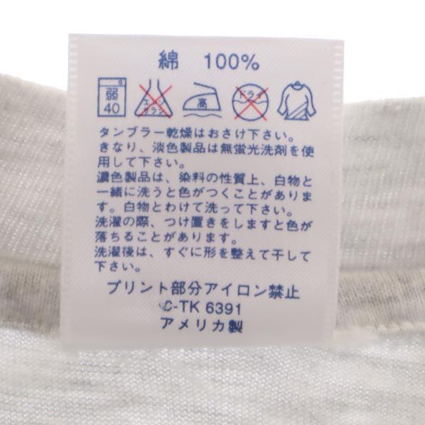 CREEK KEEPERS USA製 プリント 半袖 Tシャツ S オフホワイト メンズ