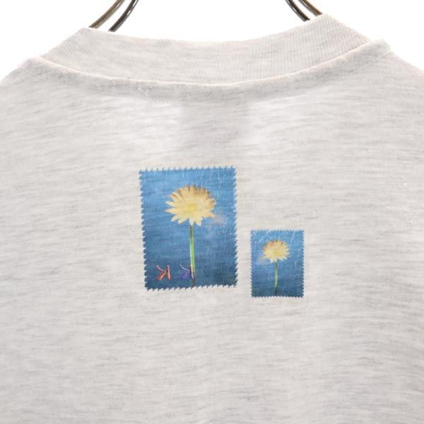 CREEK KEEPERS USA製 プリント 半袖 Tシャツ S オフホワイト メンズ