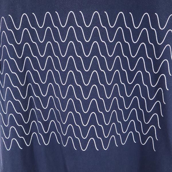 KATO カトー プリント 半袖 Tシャツ S ネイビー メンズ